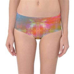 Faded Consciousness Mid-waist Bikini Bottoms by Thespacecampers