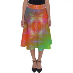 Faded Consciousness Perfect Length Midi Skirt by Thespacecampers