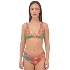 Faded Consciousness Double Strap Halter Bikini Set by Thespacecampers