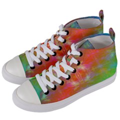 Faded Consciousness Women s Mid-top Canvas Sneakers by Thespacecampers