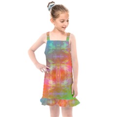 Faded Consciousness Kids  Overall Dress