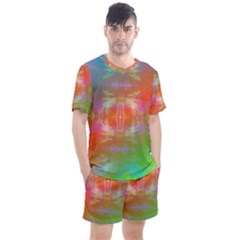 Faded Consciousness Men s Mesh Tee And Shorts Set