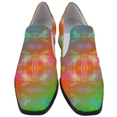 Faded Consciousness Women Slip On Heel Loafers by Thespacecampers