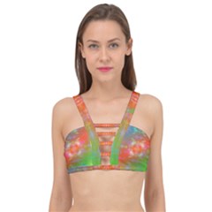 Faded Consciousness Cage Up Bikini Top by Thespacecampers