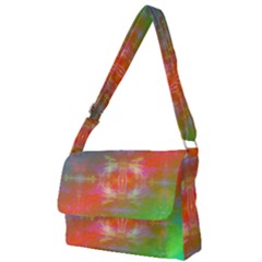 Faded Consciousness Full Print Messenger Bag (l) by Thespacecampers