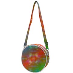 Faded Consciousness Crossbody Circle Bag by Thespacecampers