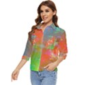 Faded Consciousness Women s Quarter Sleeve Pocket Shirt View3