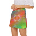 Faded Consciousness Mini Front Wrap Skirt View2