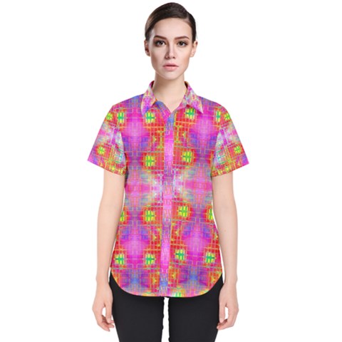 Fractaling Women s Short Sleeve Shirt by Thespacecampers