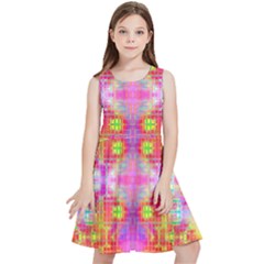 Fractaling Kids  Skater Dress by Thespacecampers