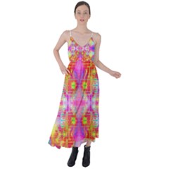 Fractaling Tie Back Maxi Dress by Thespacecampers