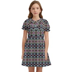 Geoshine Kids  Bow Tie Puff Sleeve Dress