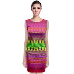 Groovy Godess Sleeveless Velvet Midi Dress by Thespacecampers