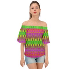 Groovy Godess Off Shoulder Short Sleeve Top by Thespacecampers