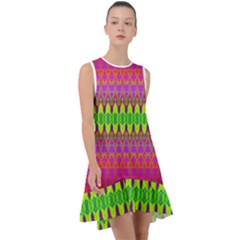 Groovy Godess Frill Swing Dress by Thespacecampers