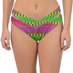 Groovy Godess Double Strap Halter Bikini Bottom by Thespacecampers