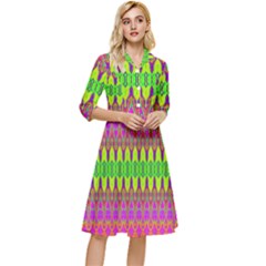 Groovy Godess Classy Knee Length Dress by Thespacecampers