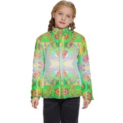 Art In Space Kids  Puffer Bubble Jacket Coat by Thespacecampers