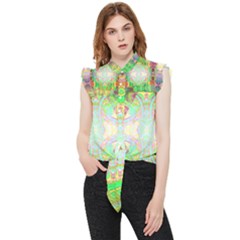 Art In Space Frill Detail Shirt