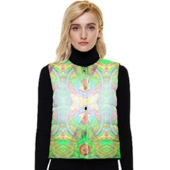 Art In Space Women s Short Button Up Puffer Vest