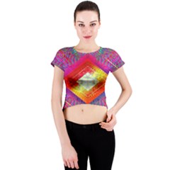 Diamond In The Rough Crew Neck Crop Top by Thespacecampers