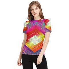 Diamond In The Rough Women s Short Sleeve Rash Guard by Thespacecampers