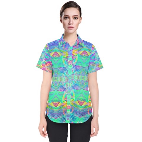 Experimental Dreams Women s Short Sleeve Shirt by Thespacecampers