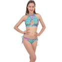 Experimental Dreams Cross Front Halter Bikini Set View1