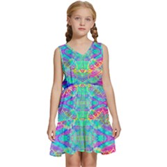 Experimental Dreams Kids  Sleeveless Tiered Mini Dress