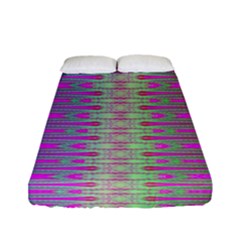 Glitch Machine Fitted Sheet (full/ Double Size) by Thespacecampers