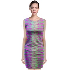 Glitch Machine Classic Sleeveless Midi Dress by Thespacecampers