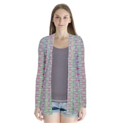 Glitch Machine Drape Collar Cardigan by Thespacecampers