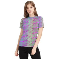 Glitch Machine Women s Short Sleeve Rash Guard