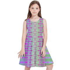 Glitch Machine Kids  Skater Dress