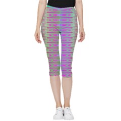 Glitch Machine Inside Out Lightweight Velour Capri Leggings 