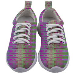 Glitch Machine Kids Athletic Shoes by Thespacecampers