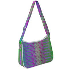 Glitch Machine Zip Up Shoulder Bag by Thespacecampers