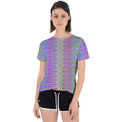 Glitch Machine Open Back Sport Tee by Thespacecampers