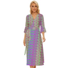 Glitch Machine Midsummer Wrap Dress