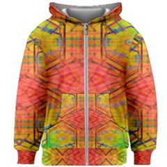 Hexafusion Kids  Zipper Hoodie Without Drawstring by Thespacecampers