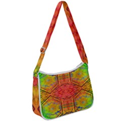 Hexafusion Zip Up Shoulder Bag by Thespacecampers