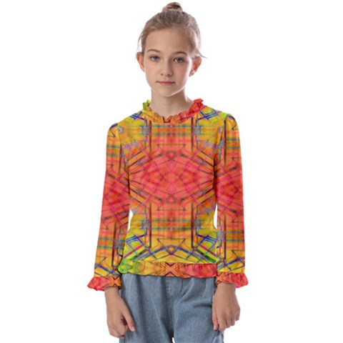 Hexafusion Kids  Frill Detail Tee by Thespacecampers