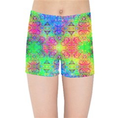 Higher Love Kids  Sports Shorts by Thespacecampers