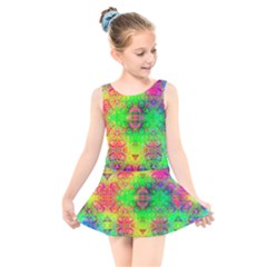 Higher Love Kids  Skater Dress Swimsuit by Thespacecampers