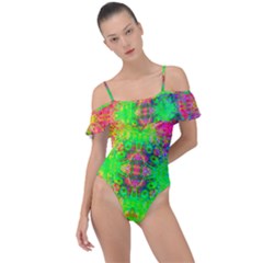 Higher Love Frill Detail One Piece Swimsuit by Thespacecampers