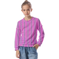 Higher Self Kids  Long Sleeve Tee With Frill 