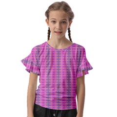 Higher Self Kids  Cut Out Flutter Sleeves