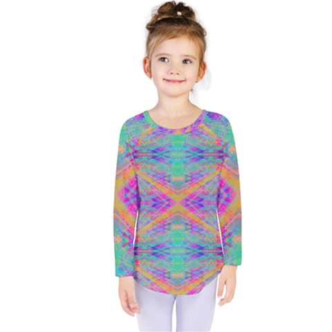 Hippie Dippie Kids  Long Sleeve Tee by Thespacecampers