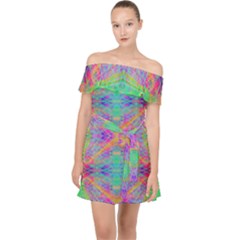 Hippie Dippie Off Shoulder Chiffon Dress by Thespacecampers