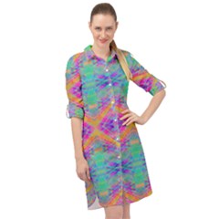 Hippie Dippie Long Sleeve Mini Shirt Dress by Thespacecampers